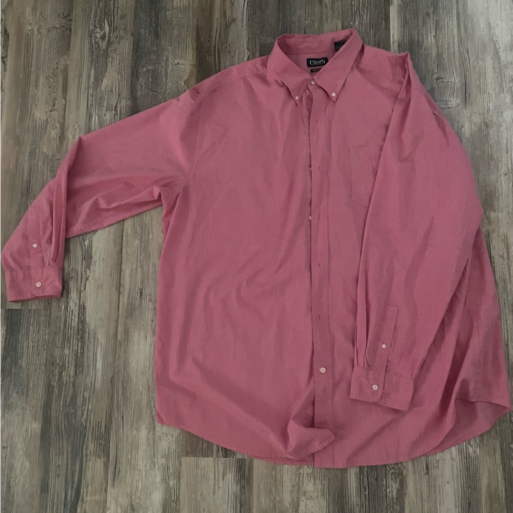 Chaps 3XT Salmon/Pink dress shirt